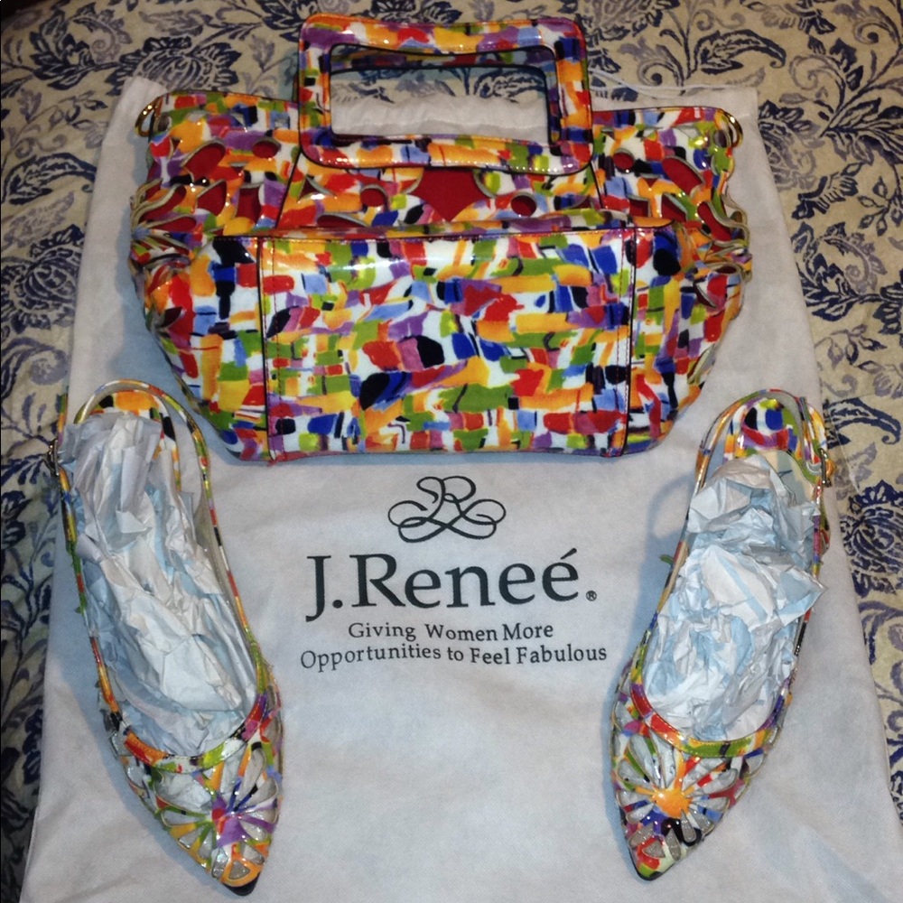 J. Renee handbag and heels